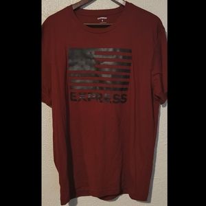 Express American flag T-shirt